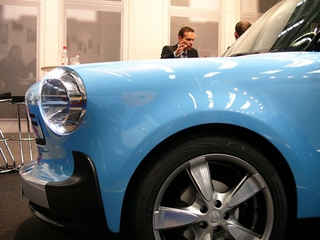 Illustration for article titled Electric Trabant nT Concept: Live Photos